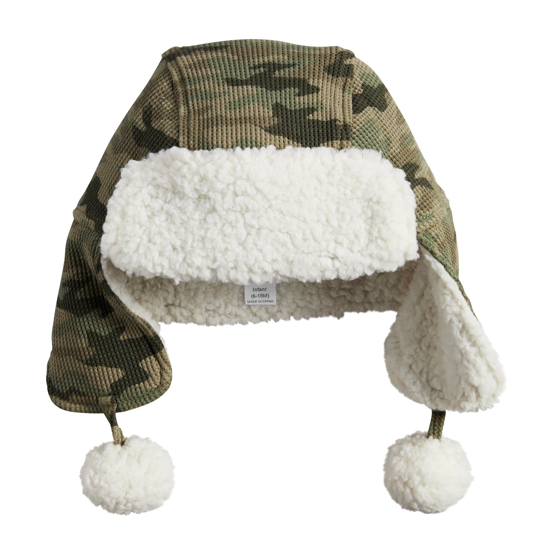 Mudpie-Camo Sherpa Hat-16010129-IN-Legacy Toys