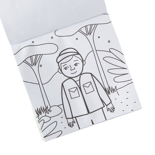 Ooly-Carry Along Crayon & Coloring Book Kit - On Safari-138-020-Legacy Toys