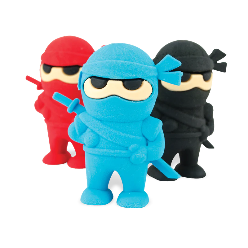 Ooly-Ninja Erasers Set of 3-112-054-Legacy Toys