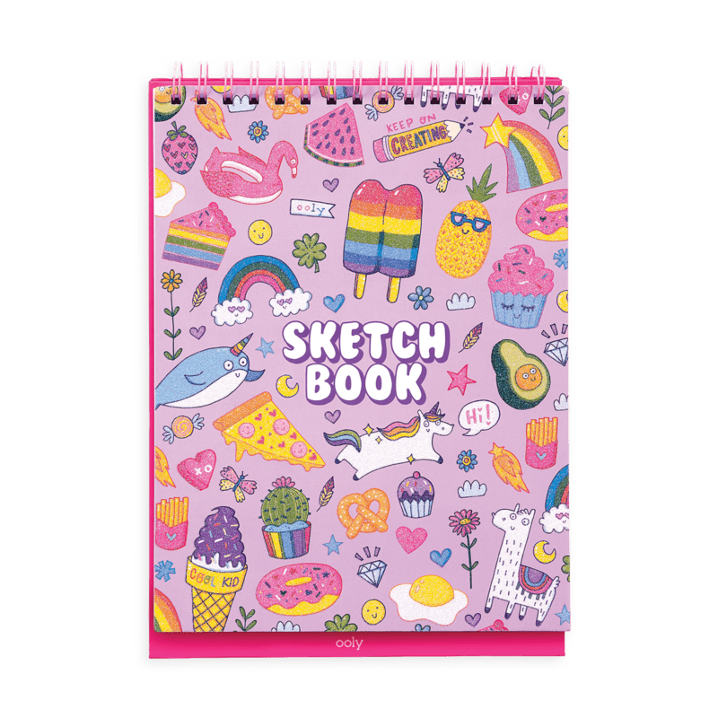 Ooly-Sketch & Show Standing Sketchbook - Cute Doodle World-118-215-Legacy Toys