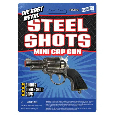 Parris Toys-Steel Shots Mini Cap Gun-4905C-Legacy Toys