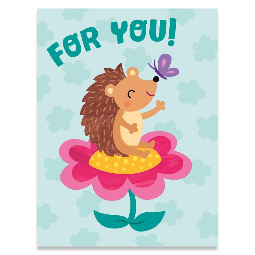 Peaceable Kingdom-Mini Card Enclosures-11007-Hedgehog-Legacy Toys