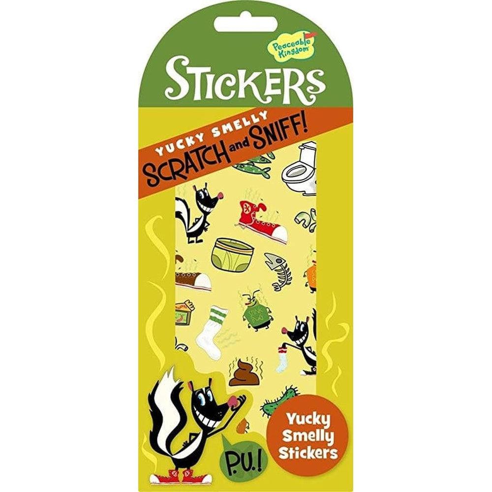 Peaceable Kingdom-Scratch and Sniff Sticker Pack-STK184-Smelly Things-Legacy Toys