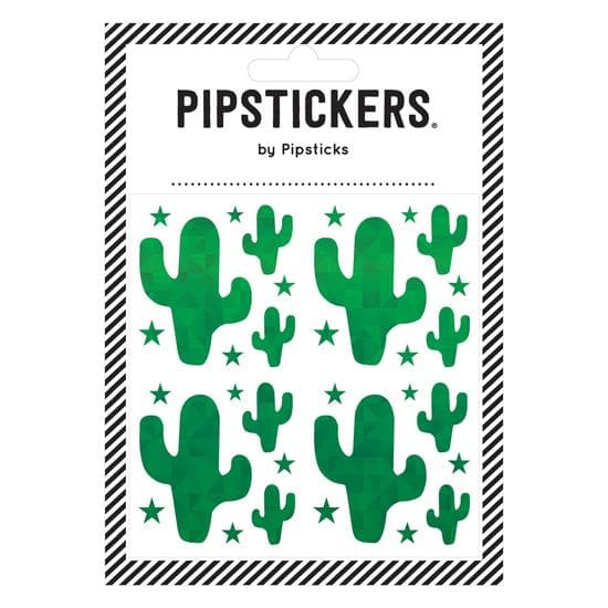 Pipsticks-Pipsticks - Stickers Holographic-12386-Green Catus-Legacy Toys