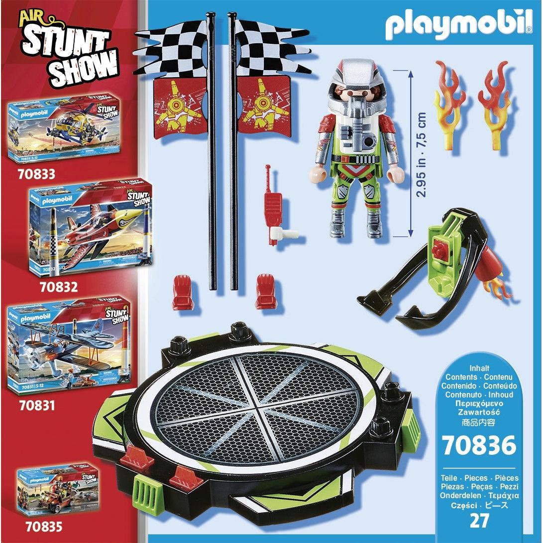 Playmobil-Air Stunt Show - Stuntman with Jetpack-70836-Legacy Toys