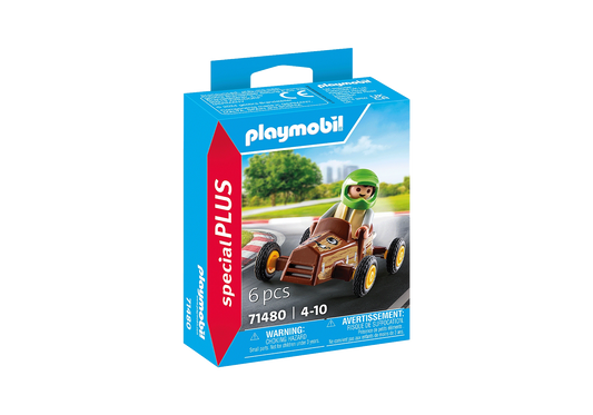 Playmobil-Child with Go-Kart-71480-Legacy Toys