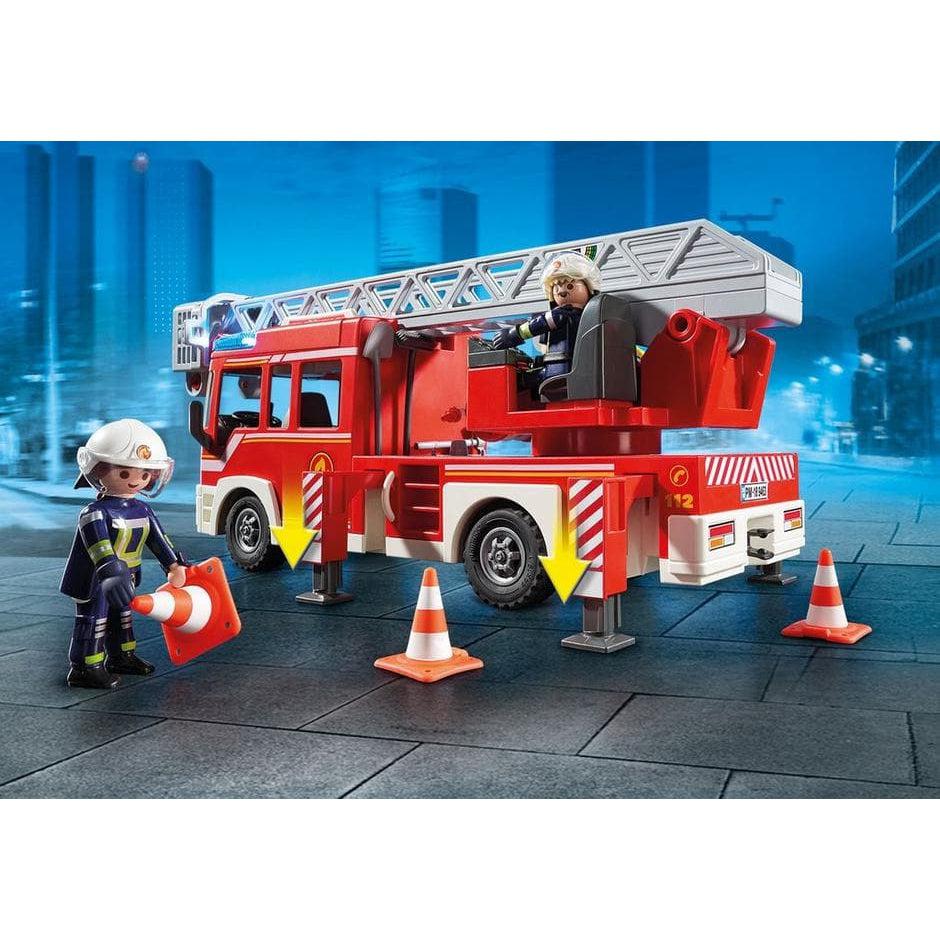 Playmobil-City Action - Fire Ladder Unit-9463-Legacy Toys