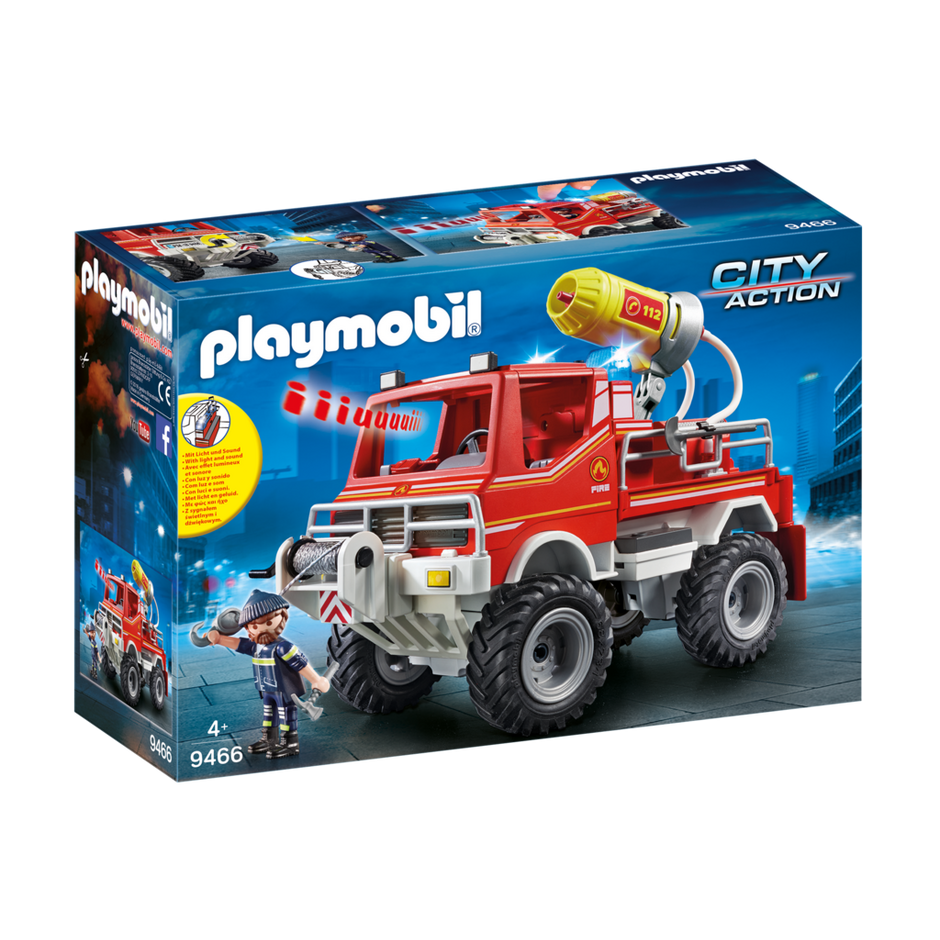 Playmobil-City Action - Fire Truck-9466-Legacy Toys
