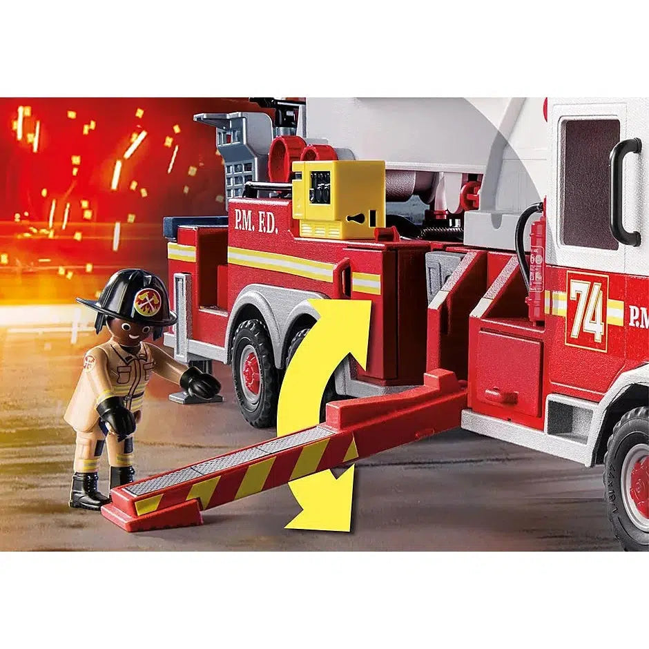 Playmobil - 71193  City Action: Take Along Fire Station – Castle Toys