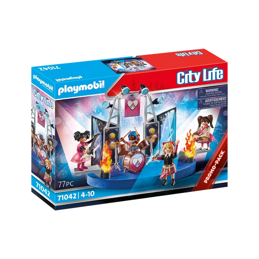 Playmobil-City Life - Music Band-71042-Legacy Toys