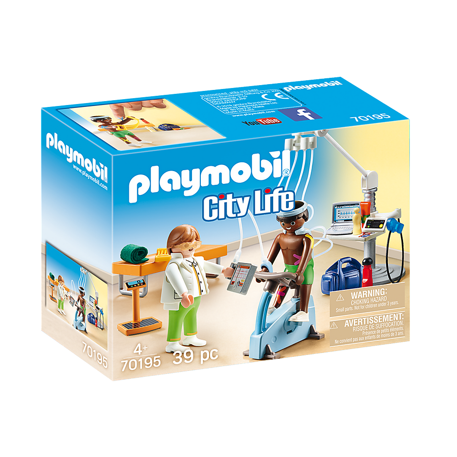 Playmobil-City Life - Physical Therapist-70195-Legacy Toys