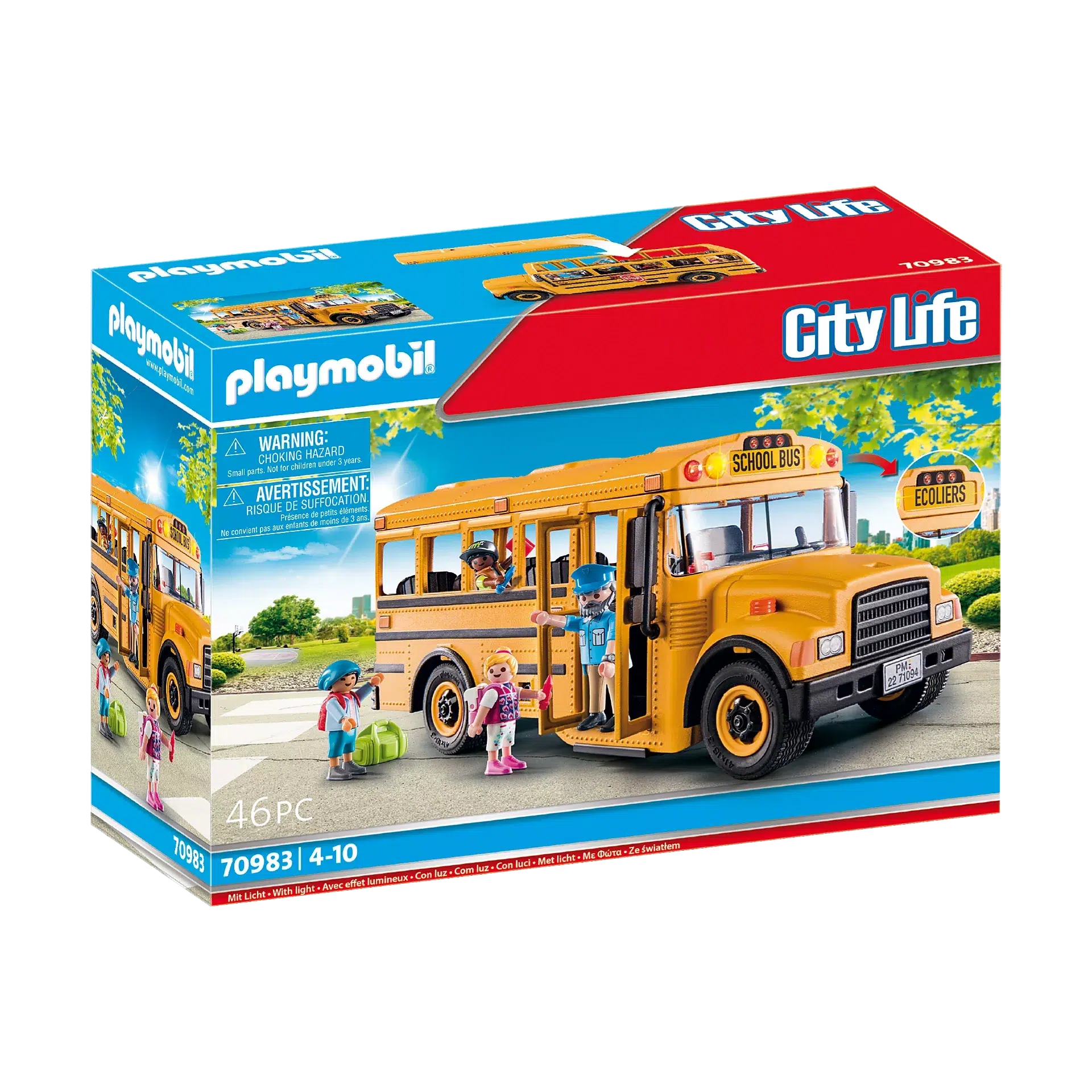 Playmobil-City Life - School Bus-70983-Legacy Toys
