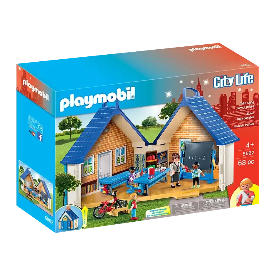 Playmobil-City Life - Take Along School House-5662-Legacy Toys