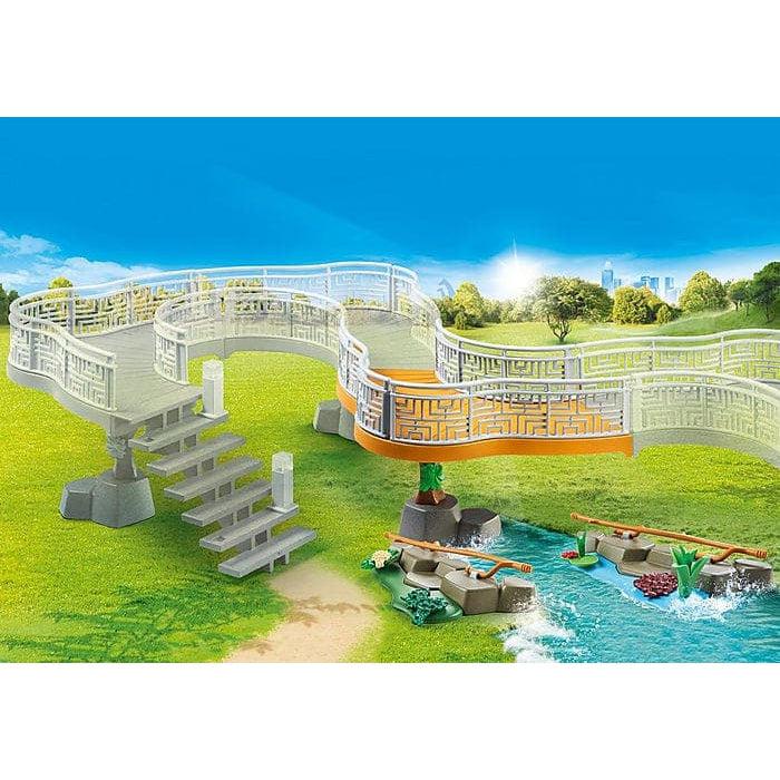 Playmobil-Family Fun - Zoo Viewing Platform Extension-70348-Legacy Toys