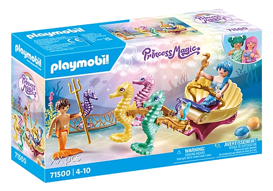 Playmobil-Mermaid Seahorse Carriage-71500-Legacy Toys