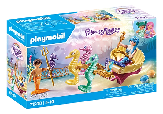 Playmobil-Mermaid Seahorse Carriage-71500-Legacy Toys