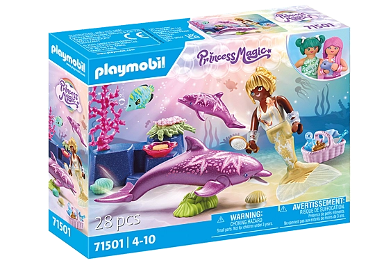 Playmobil-Mermaid with Dolphins-71501-Legacy Toys