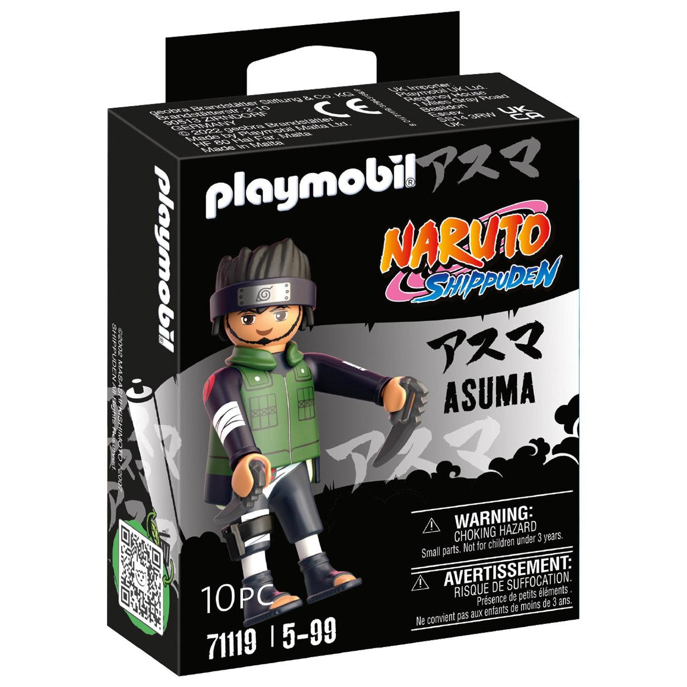 Playmobil-Naruto Shippuden - Asuma-71119-Legacy Toys