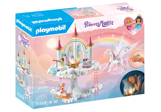 Playmobil-Princess Magic - Rainbow Castle in the Clouds-71359-Legacy Toys