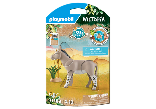 Playmobil-Wiltopia - African Wild Donkey-71289-Legacy Toys