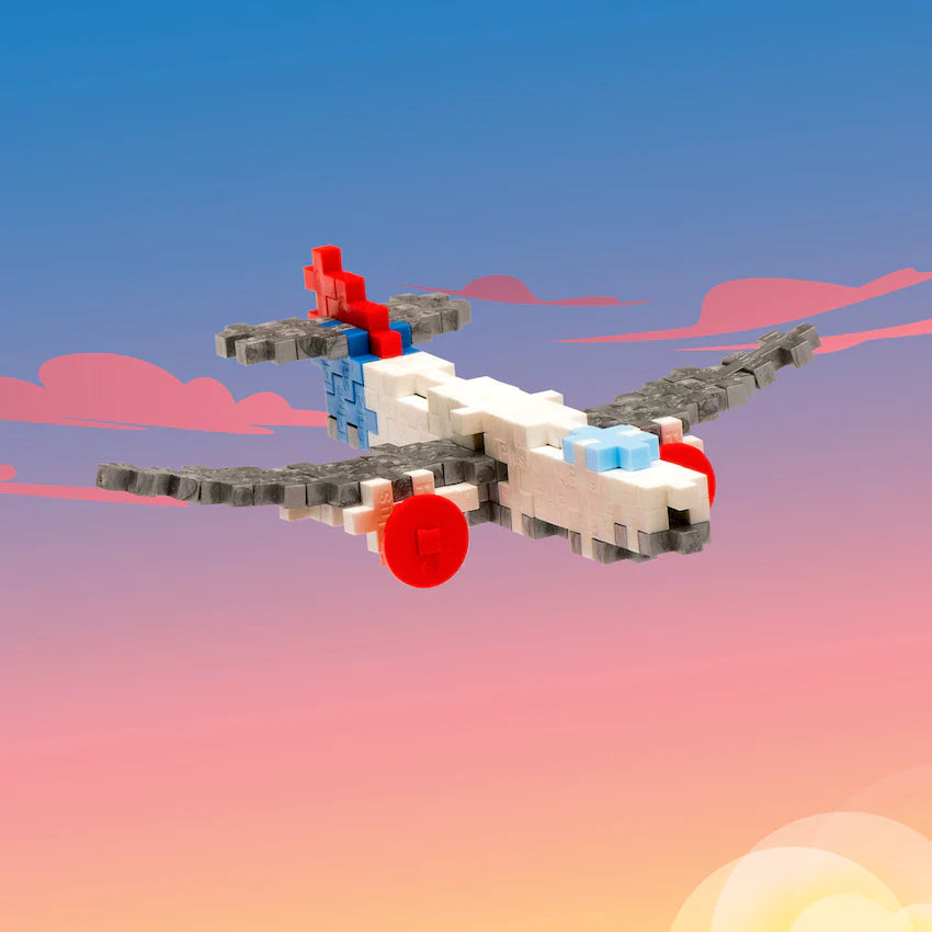 Plus-Plus USA-Plus-Plus Tube - Airplane-05118-Legacy Toys