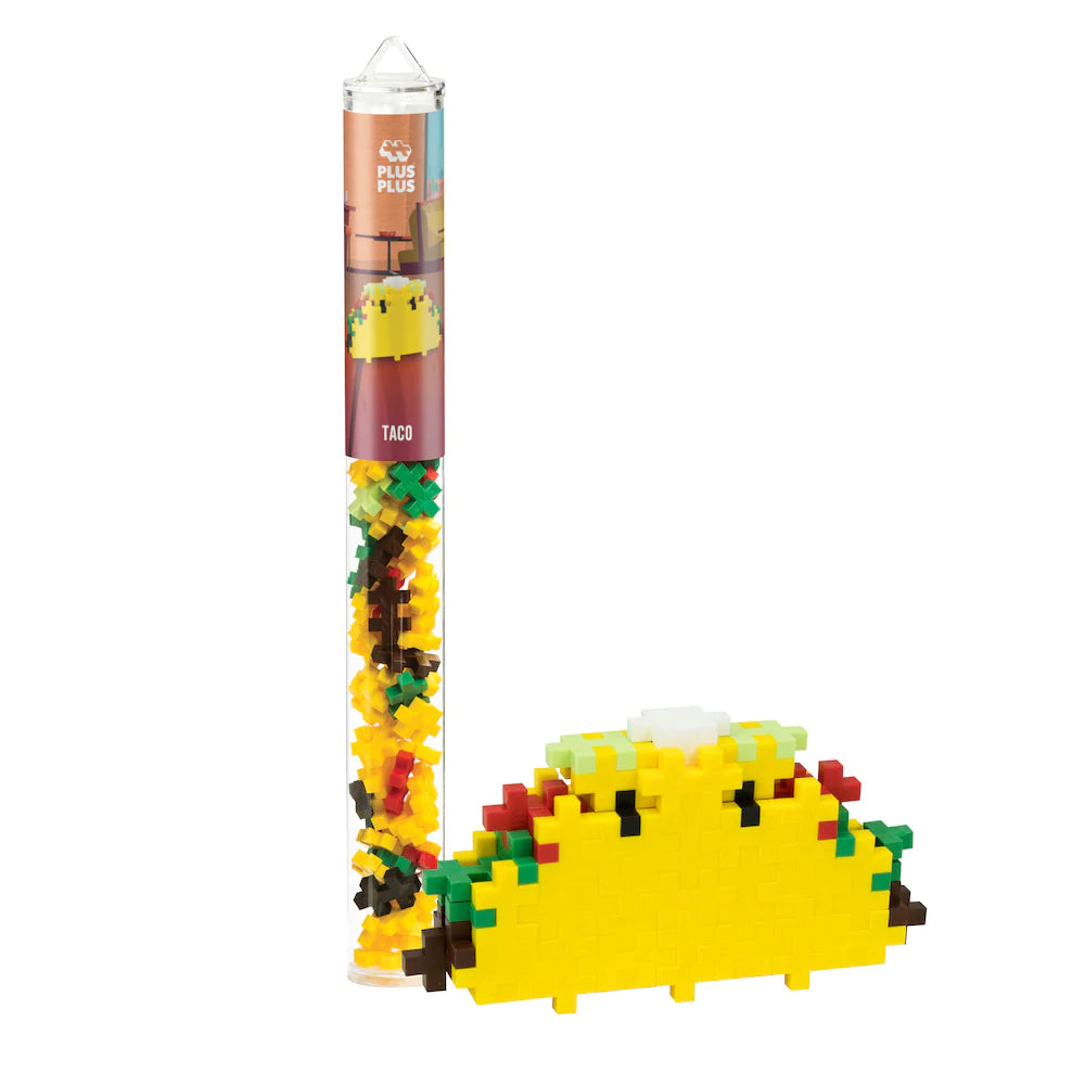 Plus-Plus USA-Plus-Plus Tube - Taco-04161-Legacy Toys