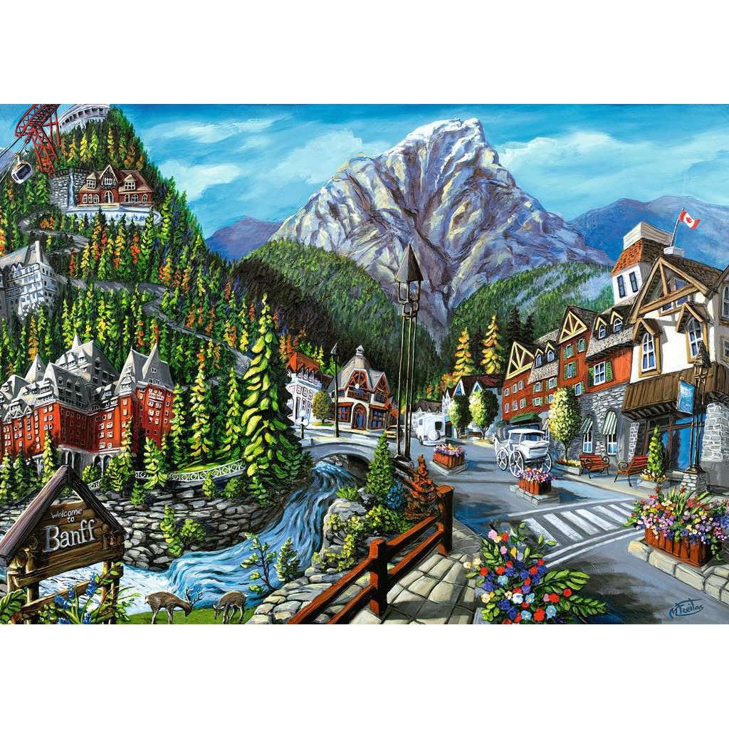 Ravensburger-Canadian Collection: Welcome to Banff 1000 Piece Puzzle-16481-Legacy Toys