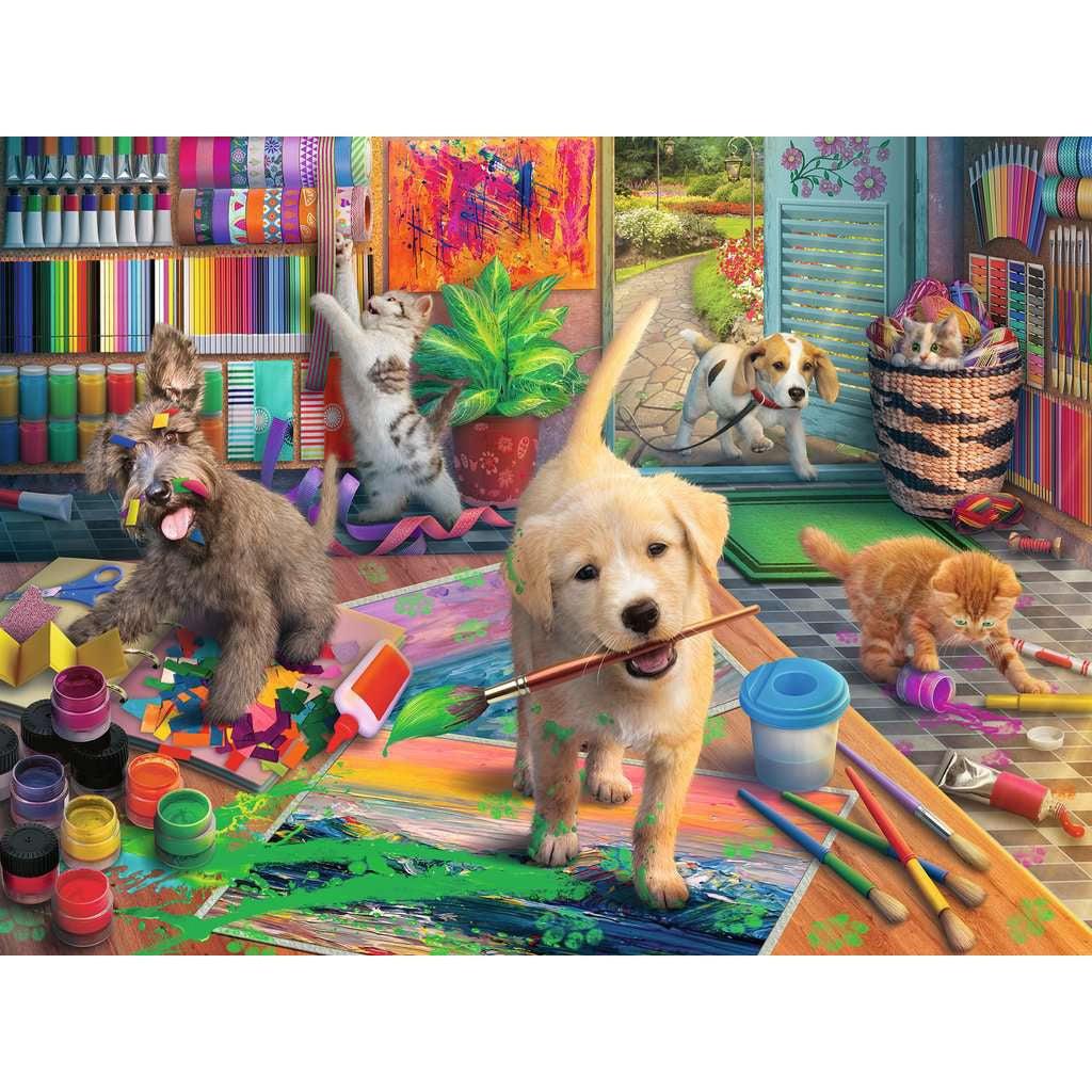 Ravensburger-Cute Crafters 750 Piece Large Format-16801-Legacy Toys