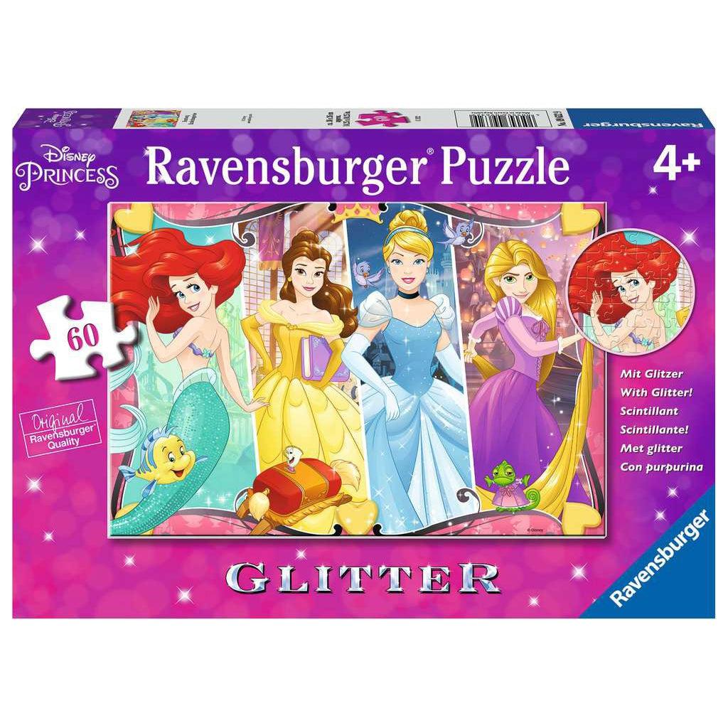 Ravensburger-Disney Princess - Heartsong 60 Piece Glitter Puzzle-9632-Legacy Toys