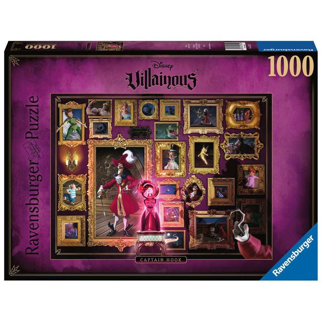 Ravensburger-Disney Villainous: Captain Hook 1000 Piece Puzzle-15022-Legacy Toys