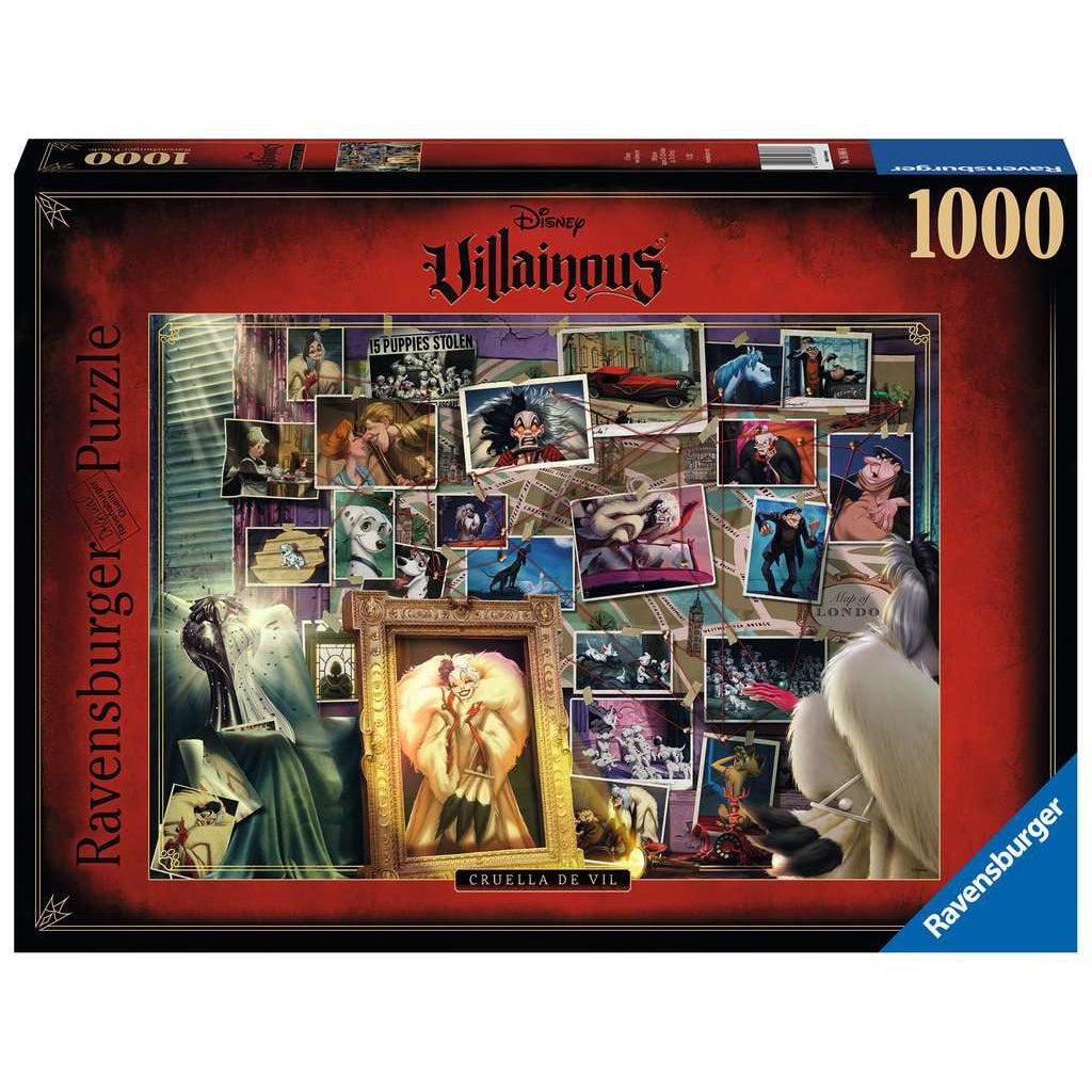 Puzzle 1000 pièces : scar - collection disney villainous - Ravensburger