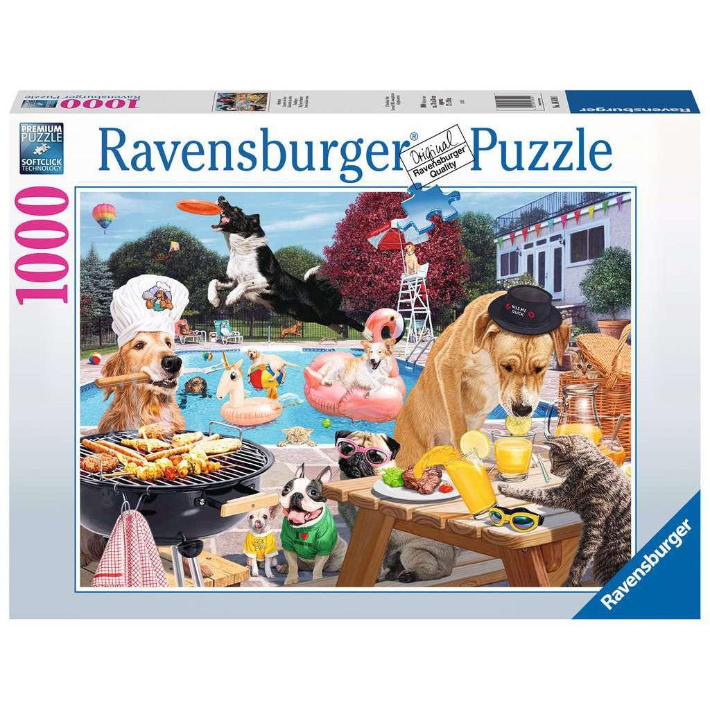 Ravensburger-Dog Days of Summer 1000 Piece Puzzle-16810-Legacy Toys