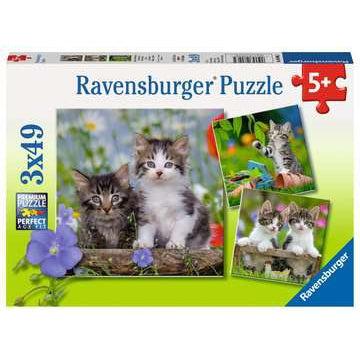 Ravensburger-Kittens - 3x49 Piece Puzzle-8046-Legacy Toys