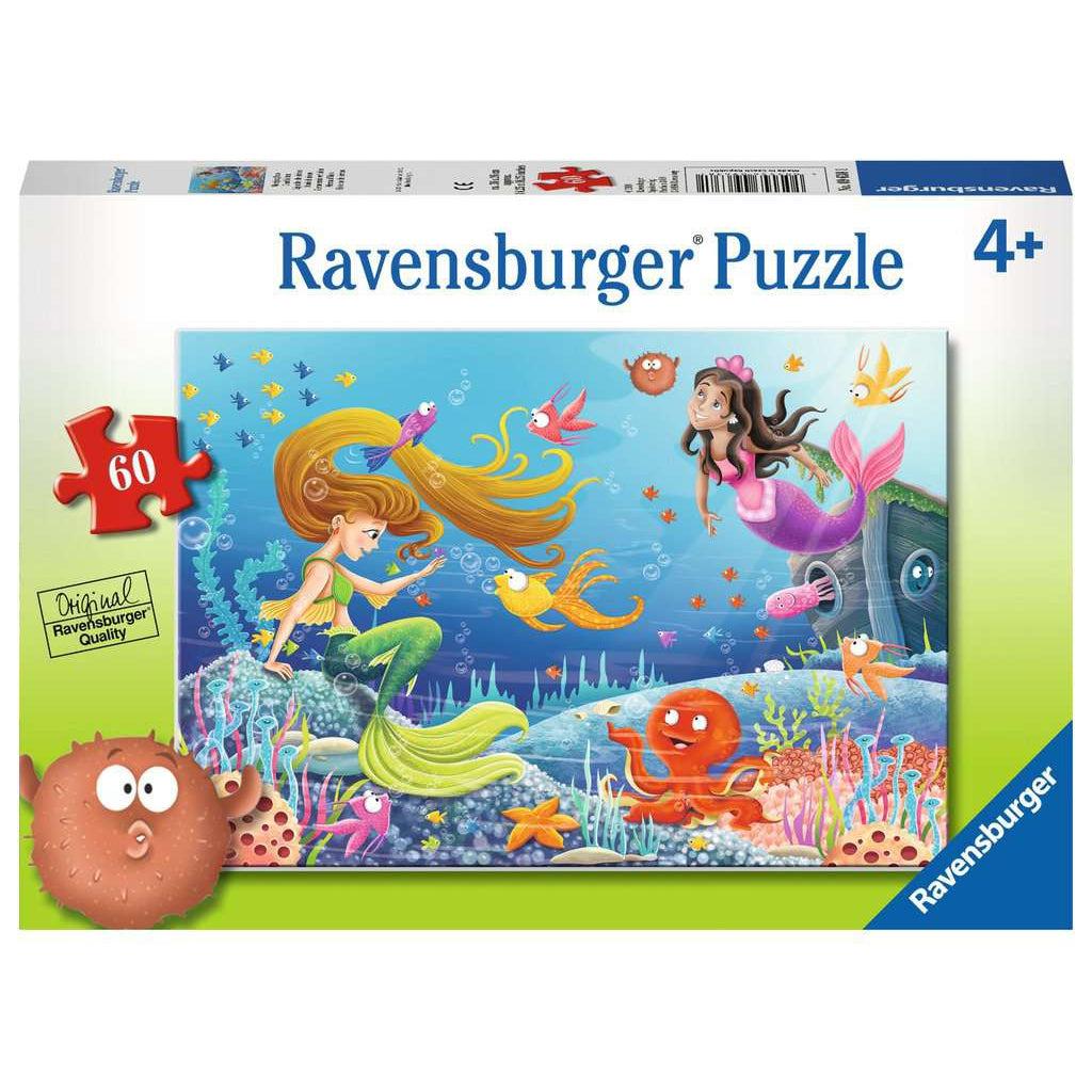 Ravensburger-Mermaid Tales - 60 Piece Puzzles-9638-Legacy Toys