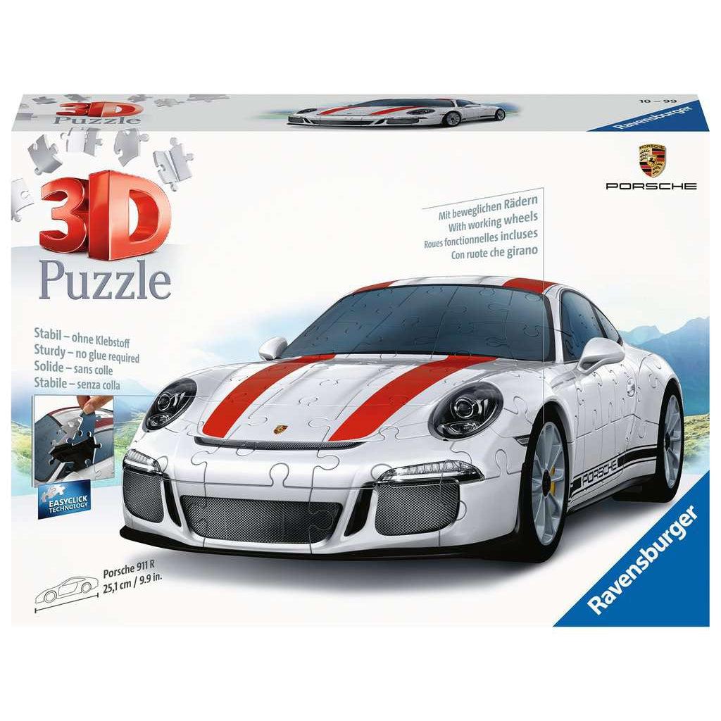 Ravensburger-Porsche 911 R 3D 108 Piece Puzzle-12528-Legacy Toys