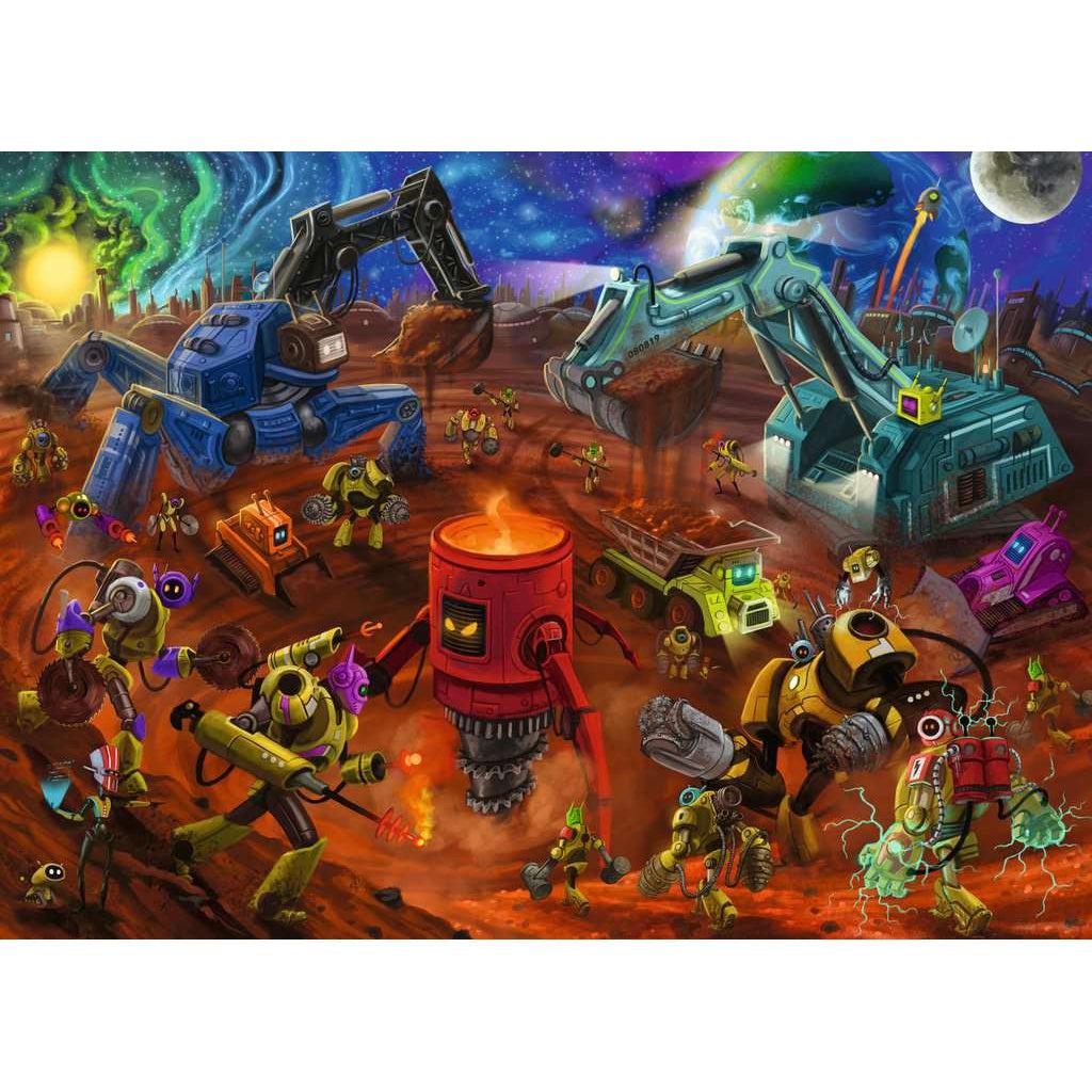 Ravensburger-Space Construction 60 Piece Puzzle-5167-Legacy Toys