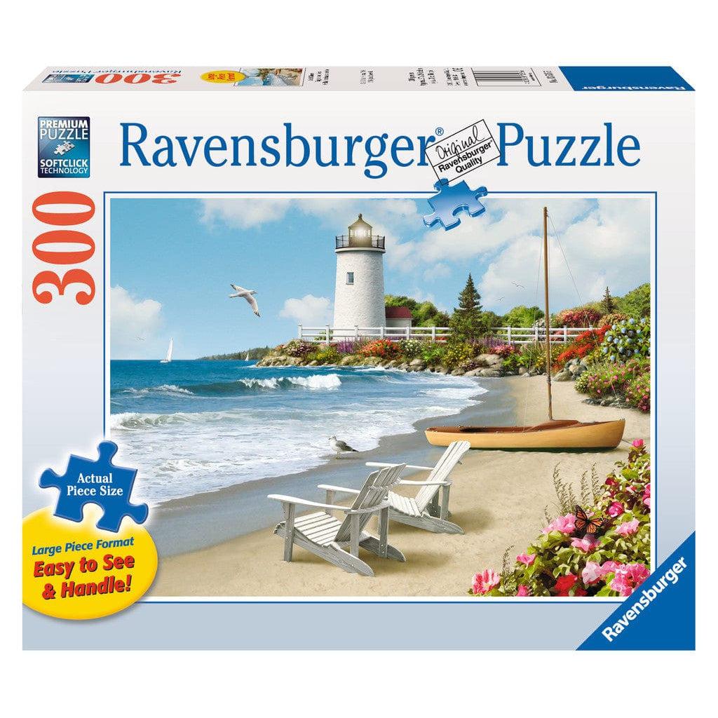 Ravensburger-Sunlit Shores - 300 Piece Large Format Puzzle-13535-Legacy Toys