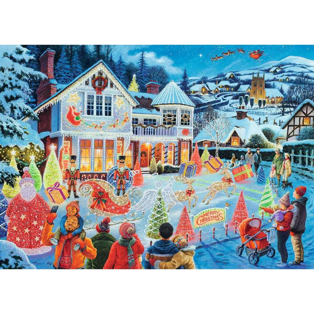 Ravensburger-The Christmas House Seasonal 1000 Piece Puzzle-16849-Legacy Toys