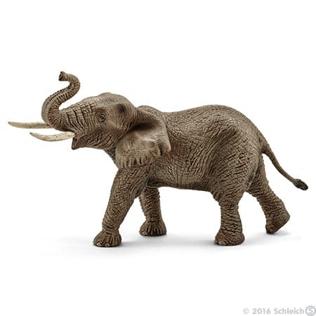 Schleich-African Elephant, Male--Legacy Toys