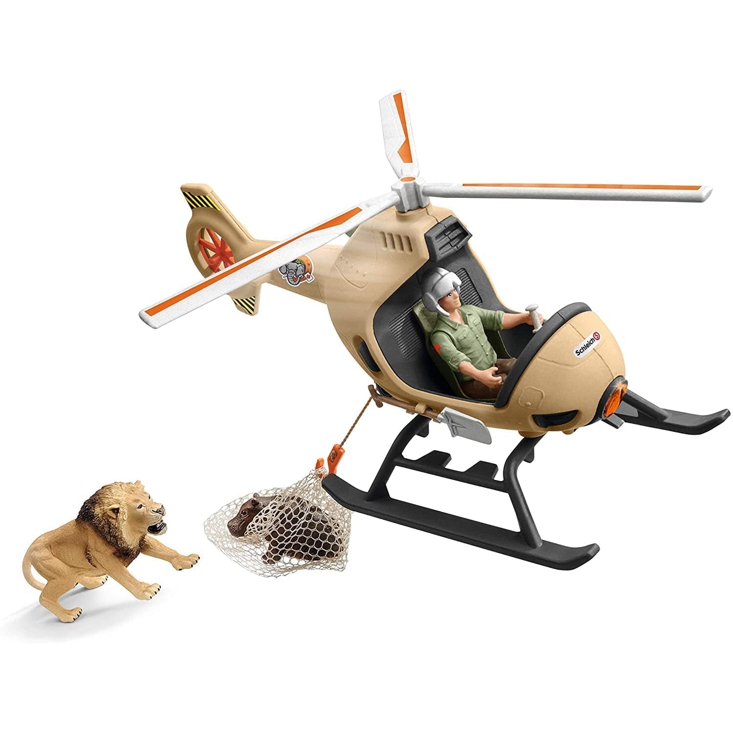 Schleich-Animal Rescue Helicopter-42476-Legacy Toys