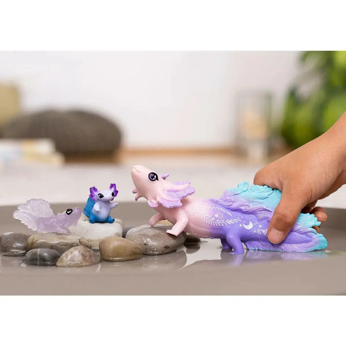 Schleich-Axolotl Discovery Set-42628-Legacy Toys