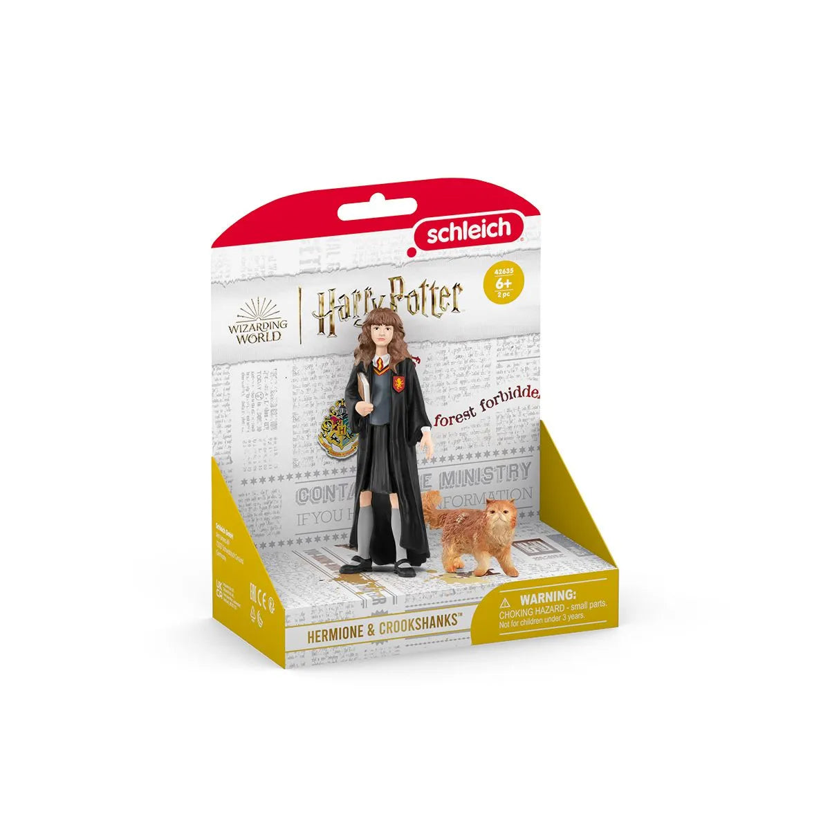 Schleich-Hermione Granger & Crookshanks-42635-Legacy Toys