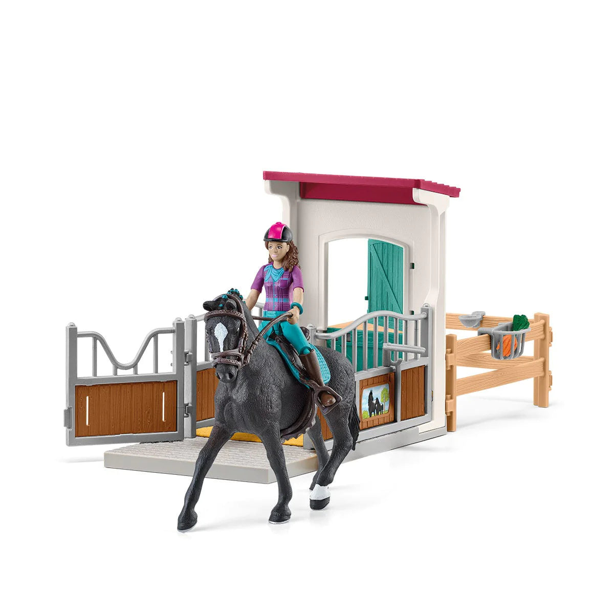 Schleich-Horse Club Horse Box with Lisa & Storm-42709-Legacy Toys