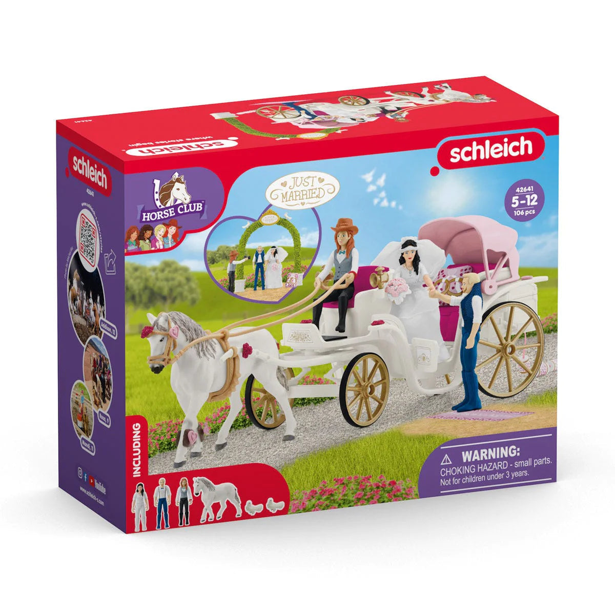 Schleich-Horse Club Wedding Carriage-42641-Legacy Toys