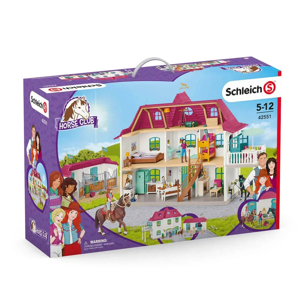 Schleich-Lakeside Country House and Stable-42551-UPC 1-Legacy Toys