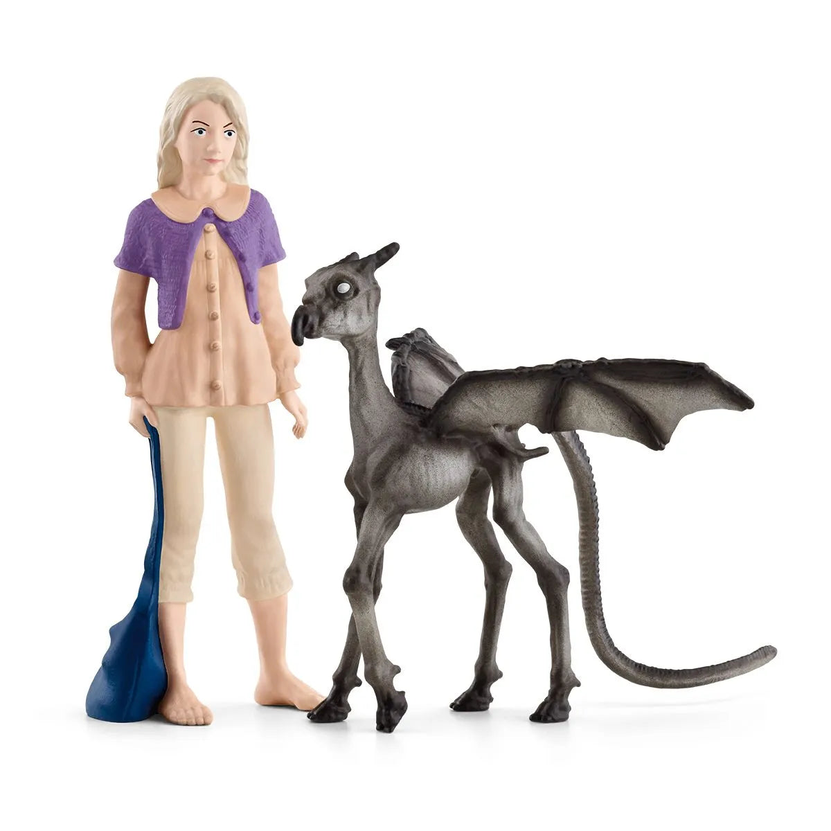 Schleich-Luna Lovegood & Baby Thestral-42636-Legacy Toys