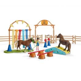 Schleich-Pony Agility Training--Legacy Toys