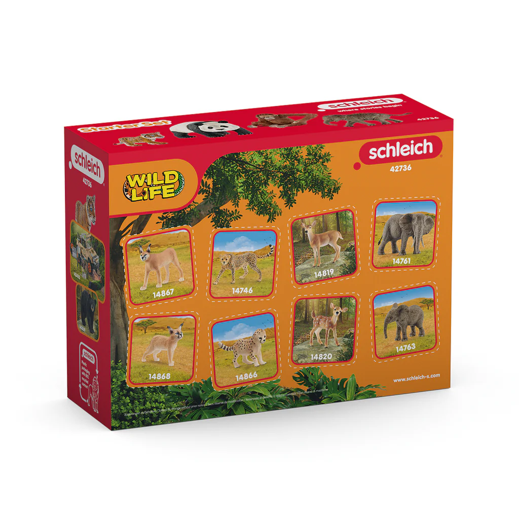 Schleich-Wild Life Asia Starter Set-42736-Legacy Toys