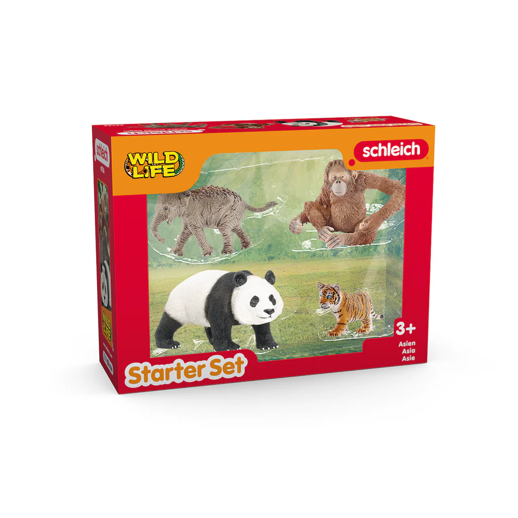 Schleich-Wild Life Asia Starter Set-42736-Legacy Toys