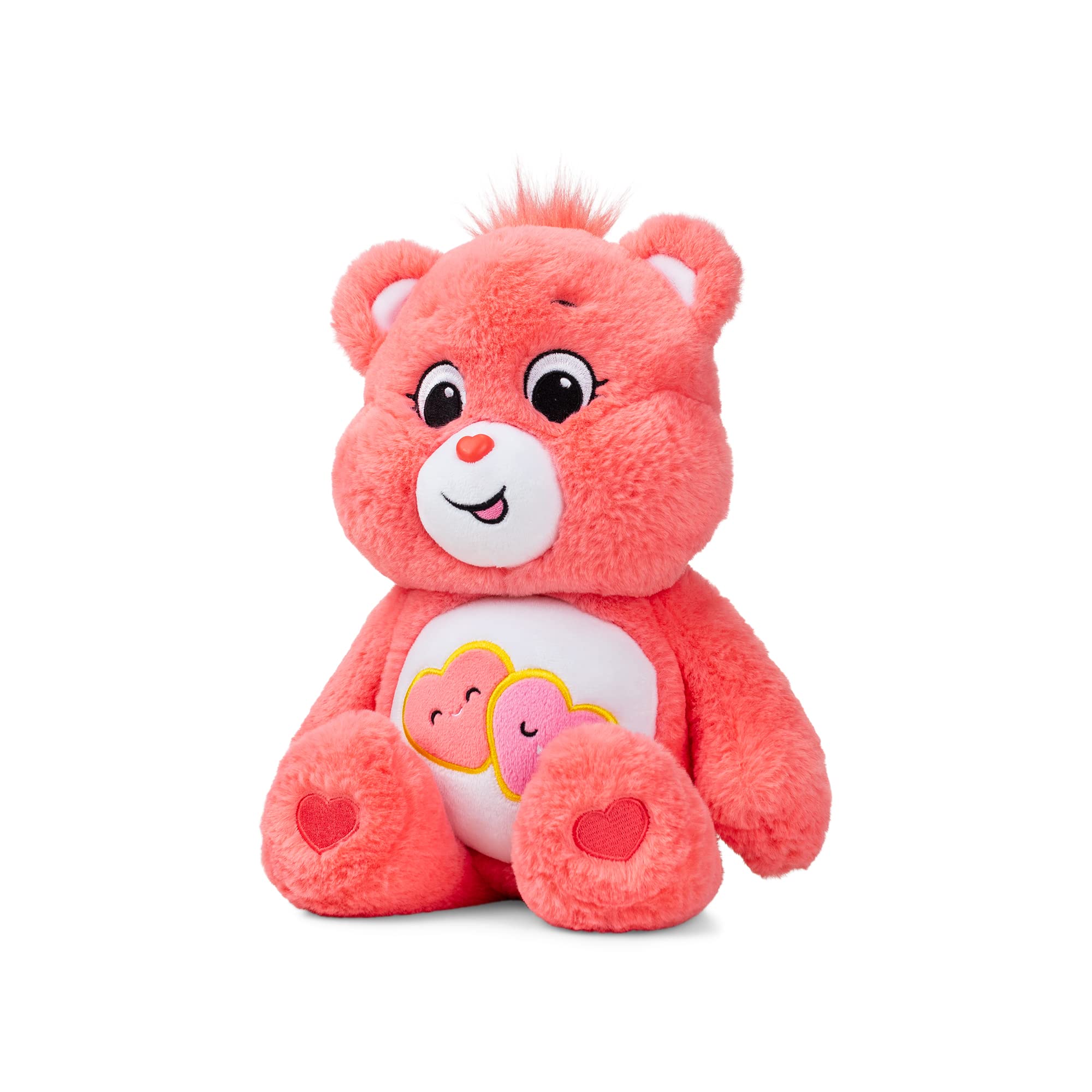 Schylling-Care Bears - Bean Plush-22040M-Magenta - Love A Lot-Legacy Toys